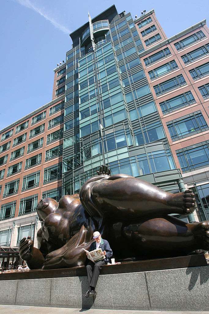 The London headquarters of the European Bank for Reconstruction and Development, in London, U.K.