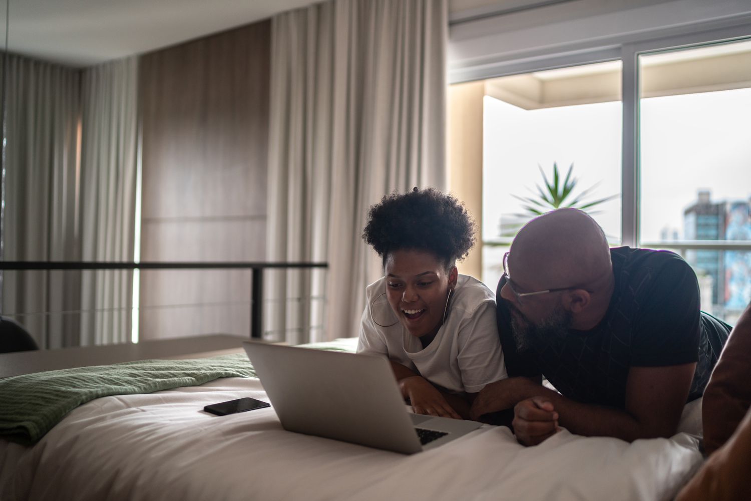 A parent and teen talking