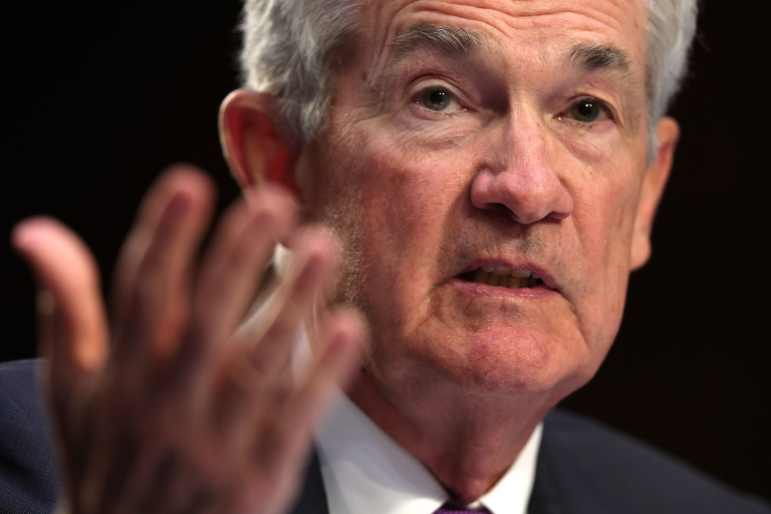 Federal Reserve Chair Jerome Powell testifies before the Senate Banking Committee March 7, 2023 in Washington, DC. Powell spoke on the state of the U.S. economy and suggested that interest rates will need to stay higher for longer than expected in order to curb inflation.