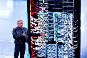 Jensen Huang, co-founder and chief executive officer of Nvidia Corp., during the Computex conference in Taipei, Taiwan.