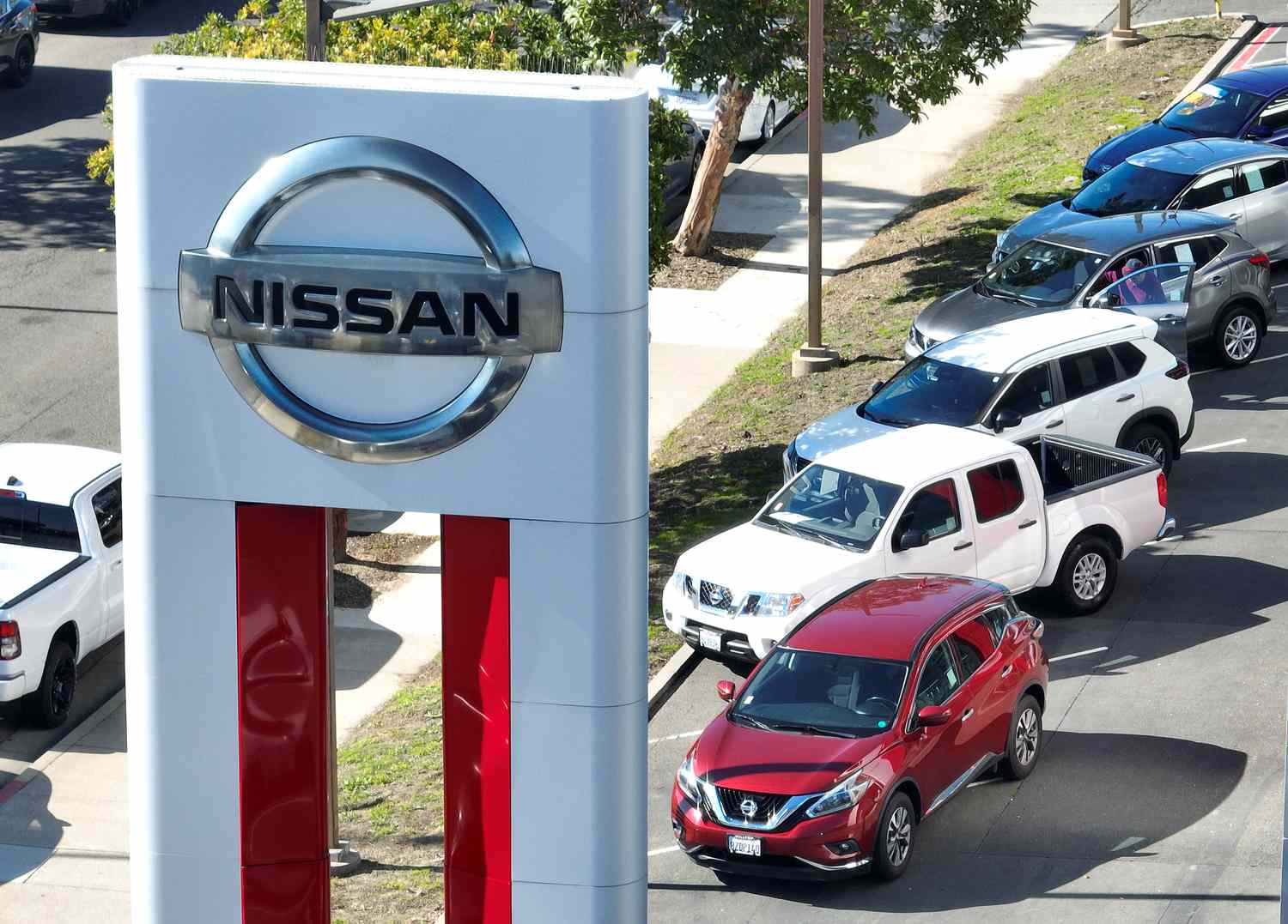 Nissan dealership in California.