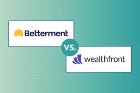 Image shows two robo-advisor logos for Betterment and Wealthfront.