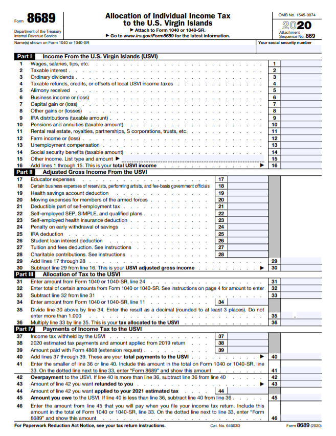 Form 8689