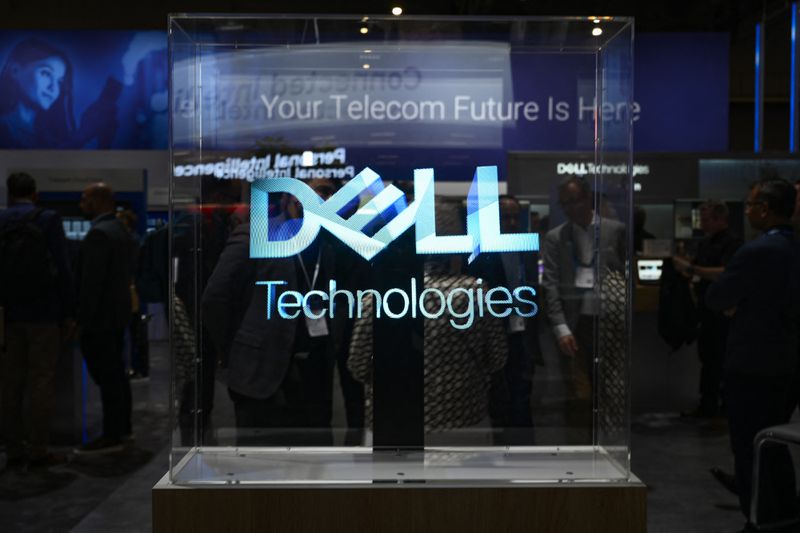 Dell Technologies' stand at Mobile World Congress.
