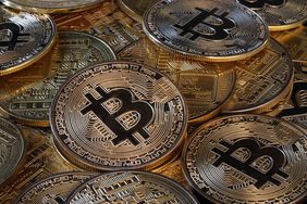 Photo illustration of Bitcoin cryptocurrency