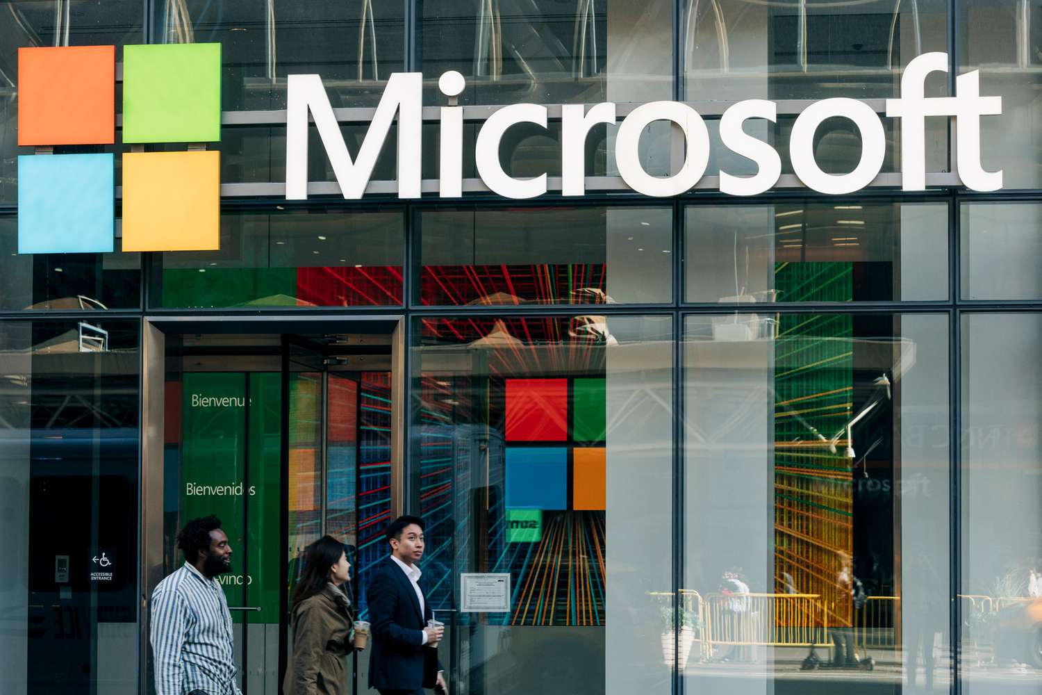 A Microsoft store in New York, Oct. 25, 2024