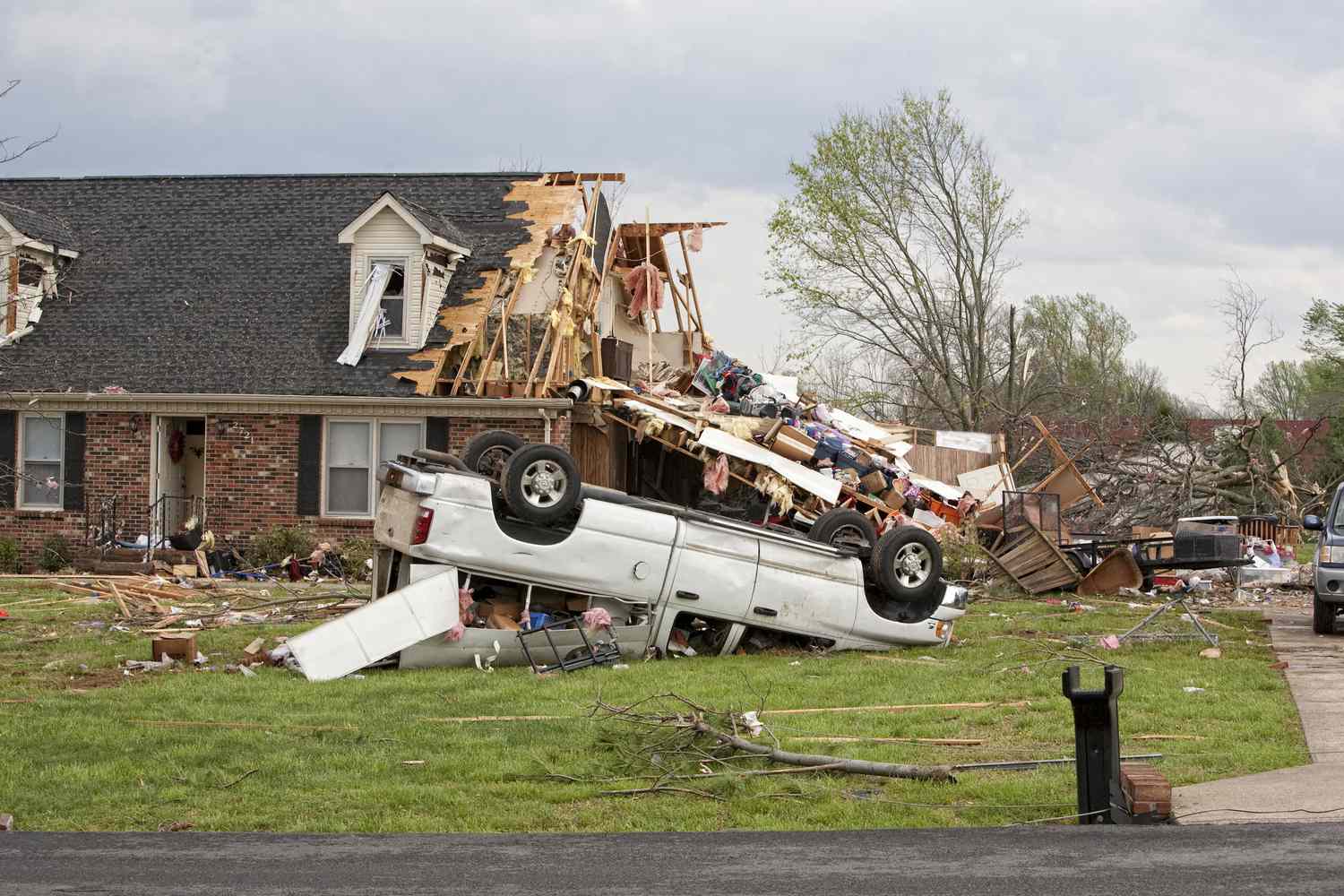 Hurricane property damage to a home and car