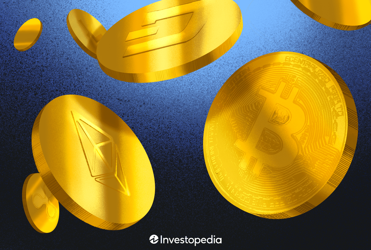 Image of various cryptocurrencies
