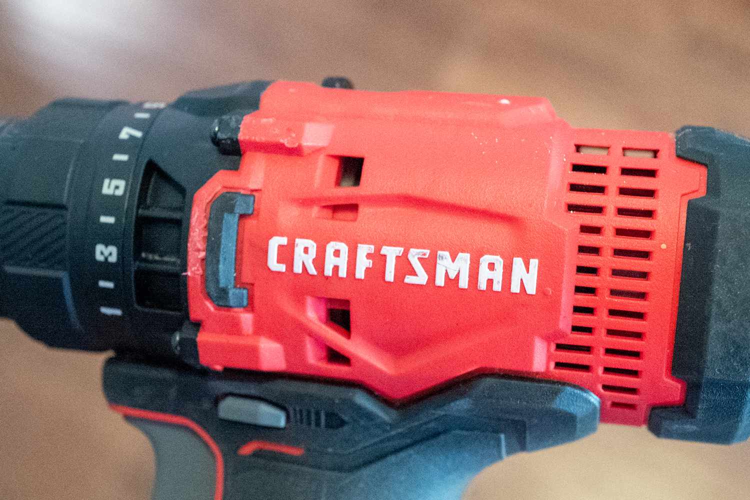 A red Craftsman power tool with the white company logo on the side.
