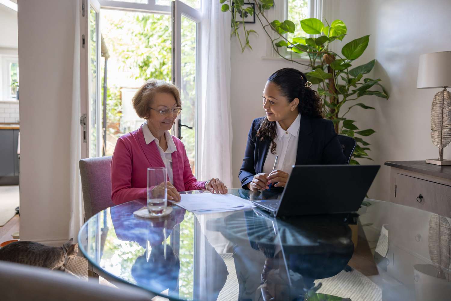 Lawyer explains to client about the Home Equity Loan Laws of their state.