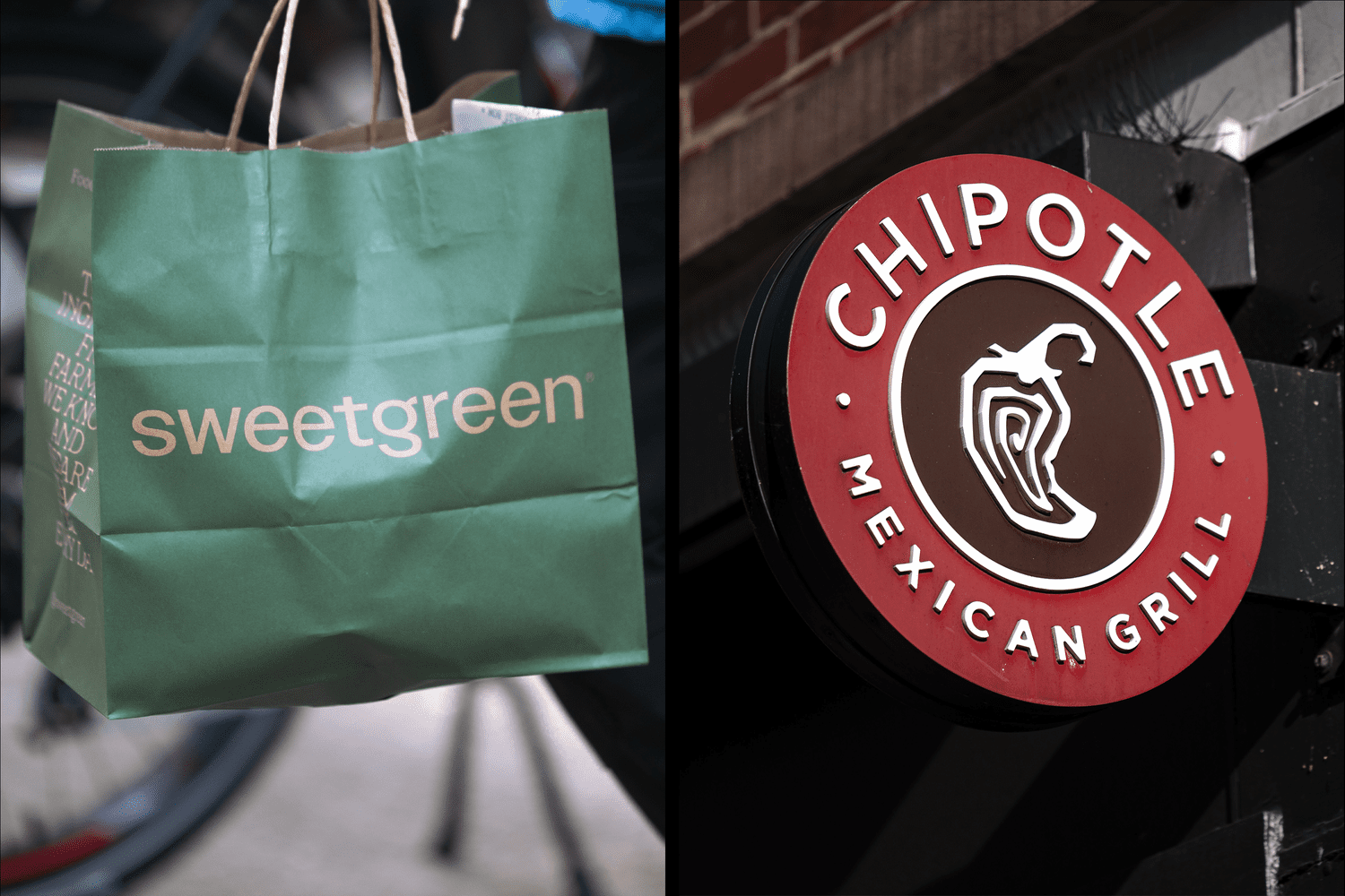 Sweetgreen and Chipotle logos
