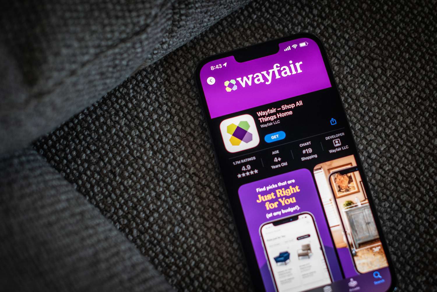 Wayfair app