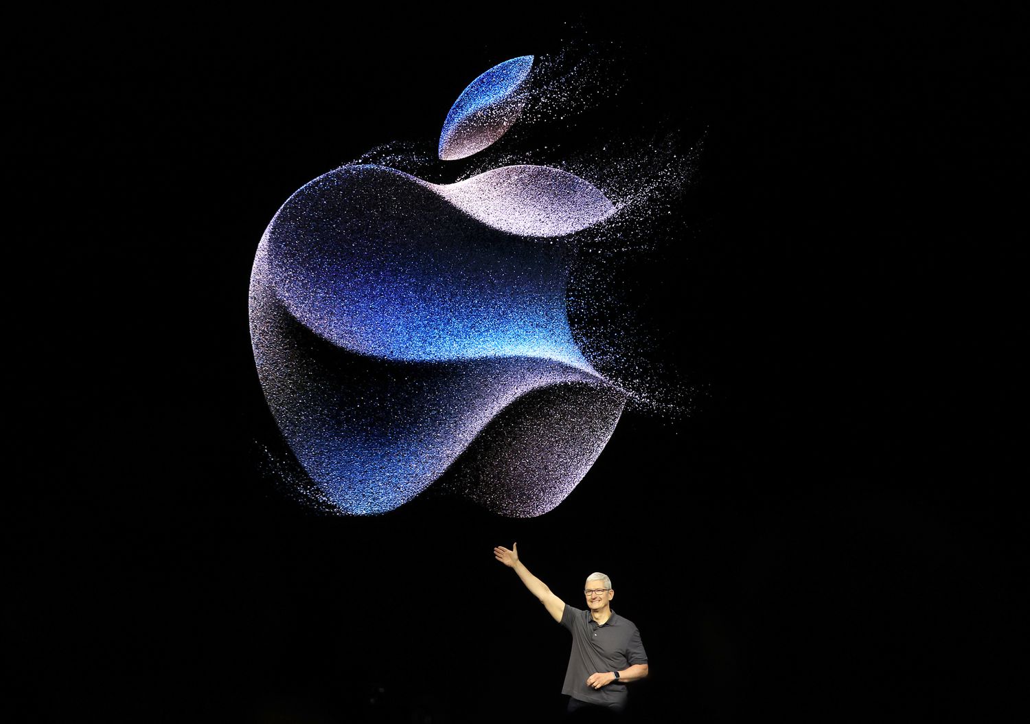  Apple CEO Tim Cook at an event.