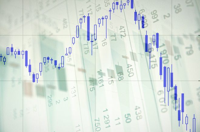Image of volatile stock chart