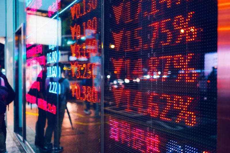 price change on electronic screen