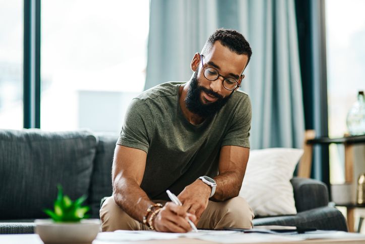Man working on something