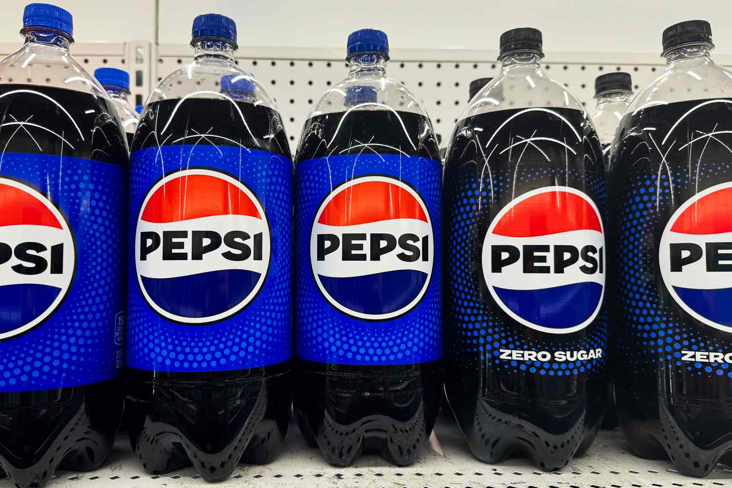 Pepsi bottles are seen at the grocery store in Las Vegas