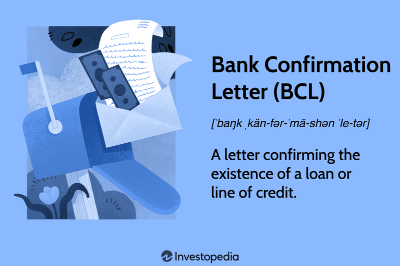 Bank Confirmation Letter (BCL)