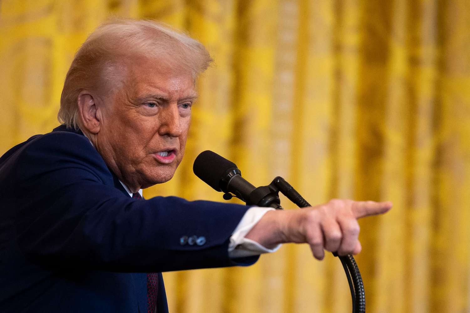 President Trump at a news conference in Washington, D.C., on Thursday.