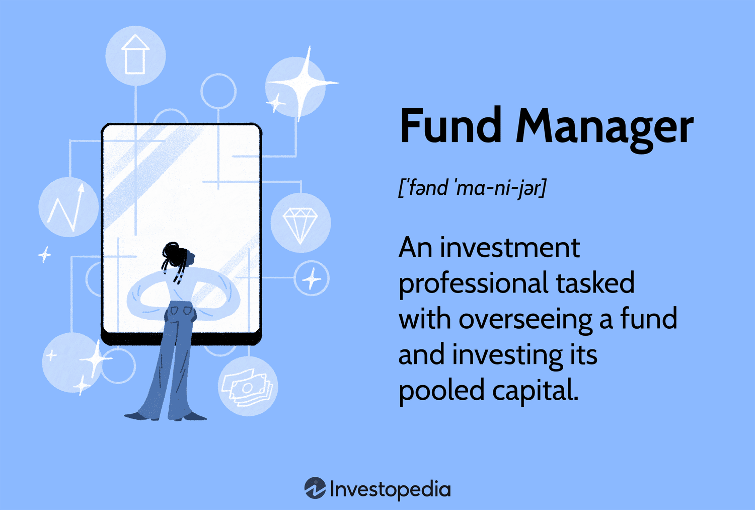 Fund Manager: An investment professional tasked with overseeing a fund and investing its pooled capital.