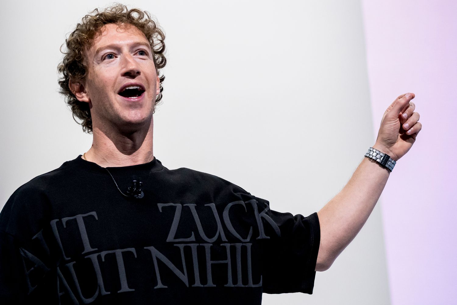 Mark Zuckerberg, chief executive officer of Meta Platforms Inc., during the Meta Connect event in Menlo Park, California.