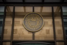 U.S. Federal Reserve Board of Governors seal at the William McChesney Martin Jr. Federal Reserve building in Washington, D.C.