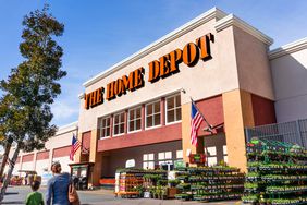 People shopping at Home Depot in San Francisco bay area; The Home Depot, Inc. 