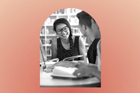 teenagers in the library