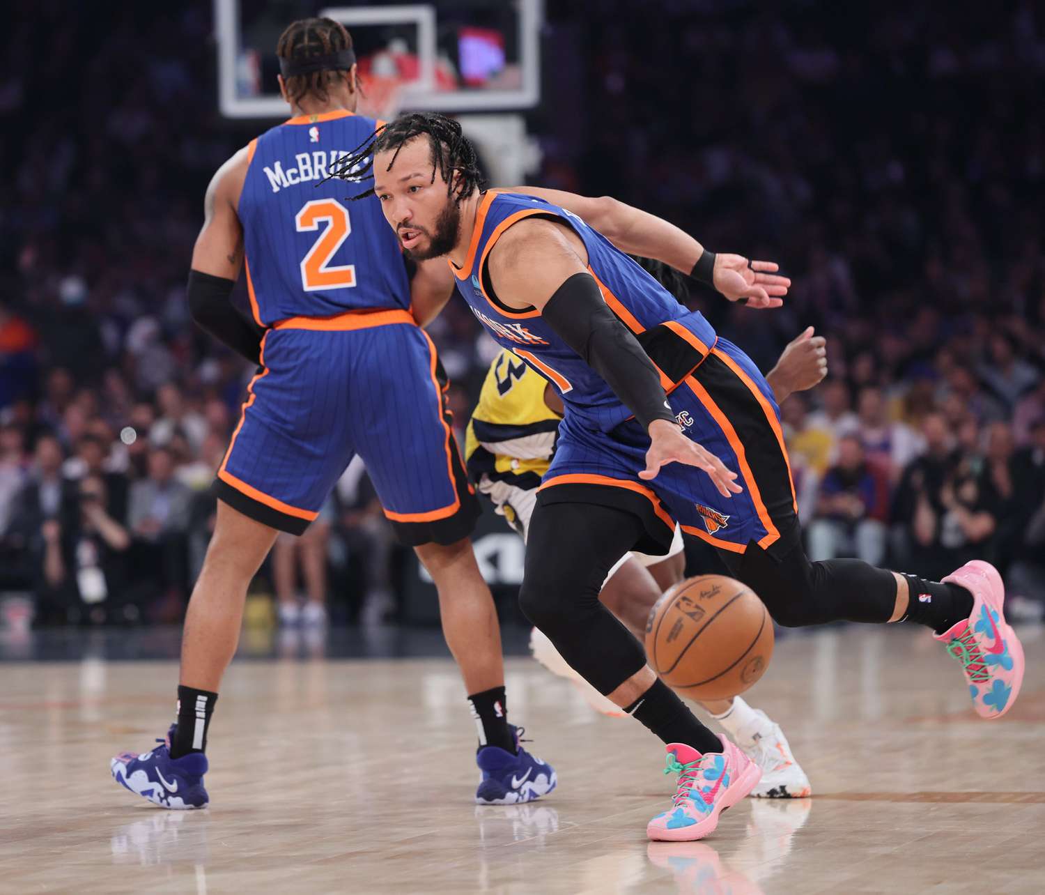 The New York Knicks' Jalen Brunson during a game at Madison Square Garden in May. 