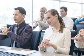 University Sign Language Class