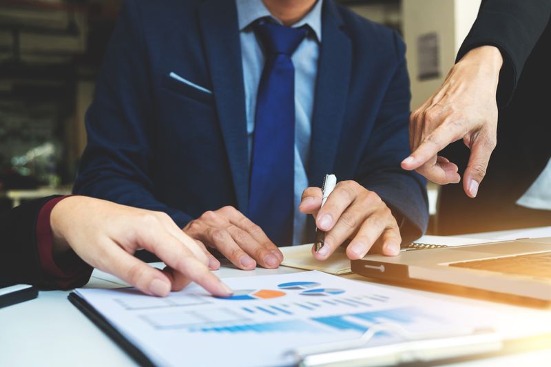 Business People Working In Office