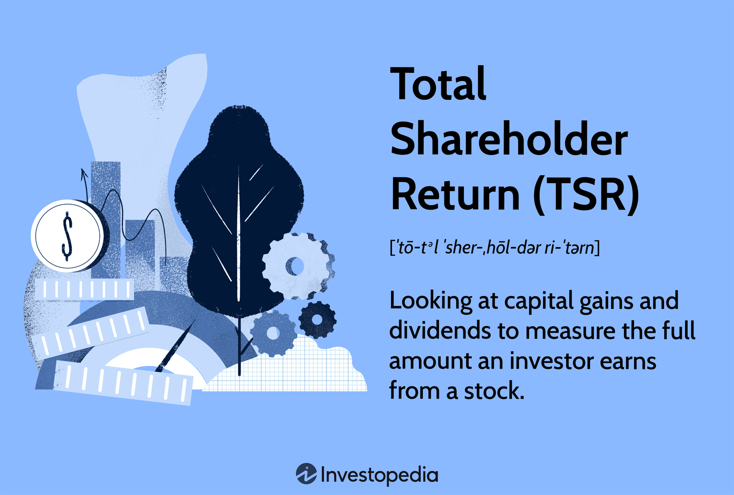 Total Shareholder Return (TSR): Looking at capital gains and dividends to measure the full amount an investor earns from a stock.