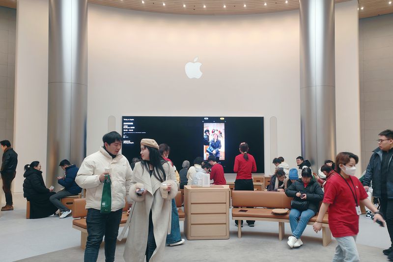 Apple's Apple store in Shanghai, China.