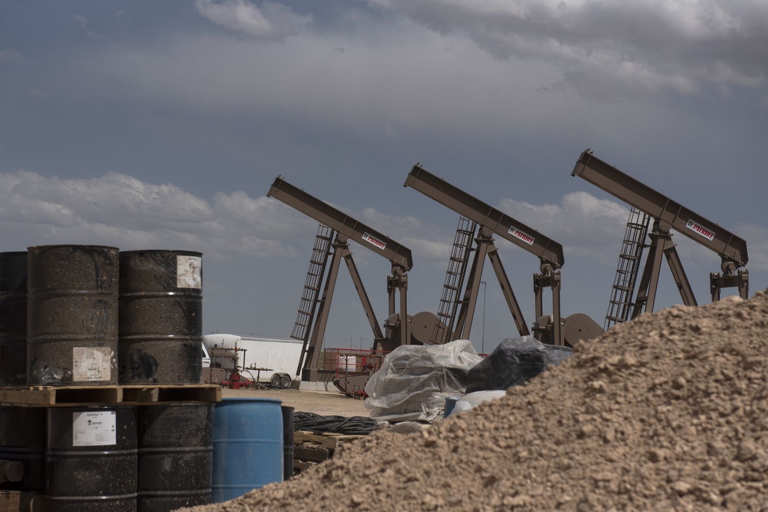 Diamondback Energy oil rig in Midland, Texas.
