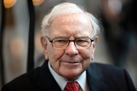 Berkshire Hathaway CEO Warren Buffett at the company's 2019 annual shareholders meeting