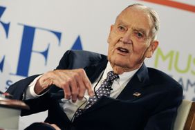 John C. Bogle speaking at an event