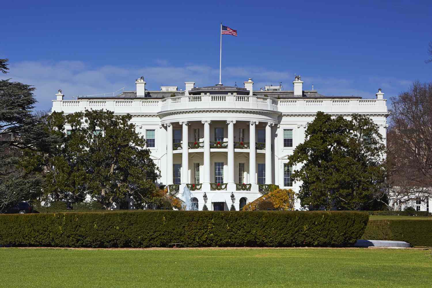 The South Portico of the White House 