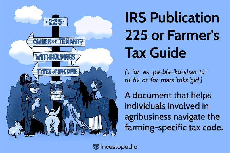 IRS Publication 225 or Farmer's Tax Guide