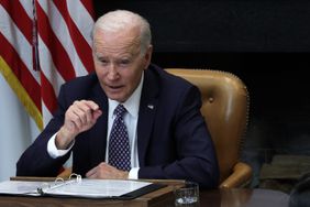 U.S. President Joe Biden speaks during a meeting with his Investing in America Cabinet at the Roosevelt Room of the White House on May 5, 2023 in Washington, DC. President Biden held the meeting to discuss âhow his Investing in America agenda is unleashing private sector investments, revitalizing American manufacturing, creating good-paying jobs and rebuilding the economy from the middle out and the bottom up.â