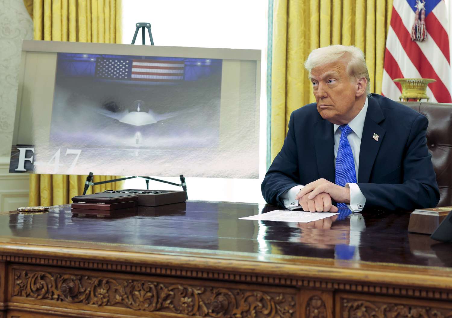 Trump announced the Next Generation Air Dominance (NGDA) program on March 21, 2025, the F-47, the sixth-generation high-tech Air Force fighter to succeed the F-22 Raptor