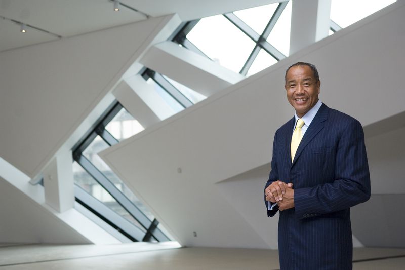 Portrait of Michael Lee-Chin Crystal, major financial contributor