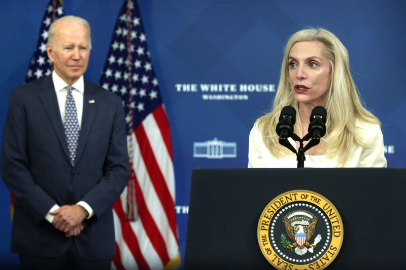Lael Brainard with President Joe Biden
