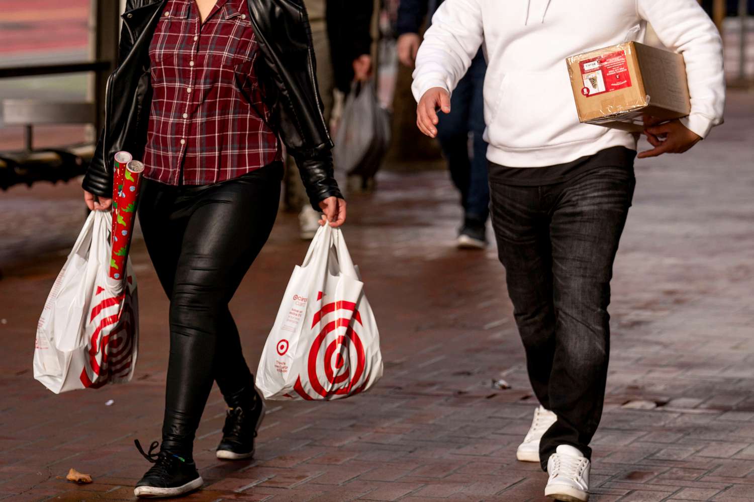 Target shoppers in San Francisco earlier this week. 