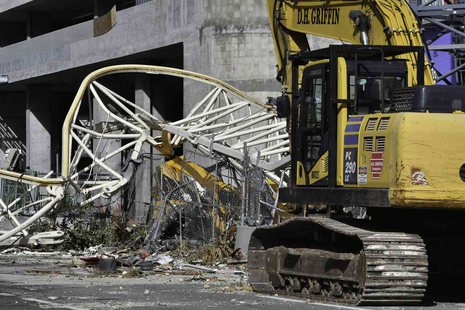 Damage occurs in the Tampa region, Florida, after Hurricane Milton hits the coast on October 9. 