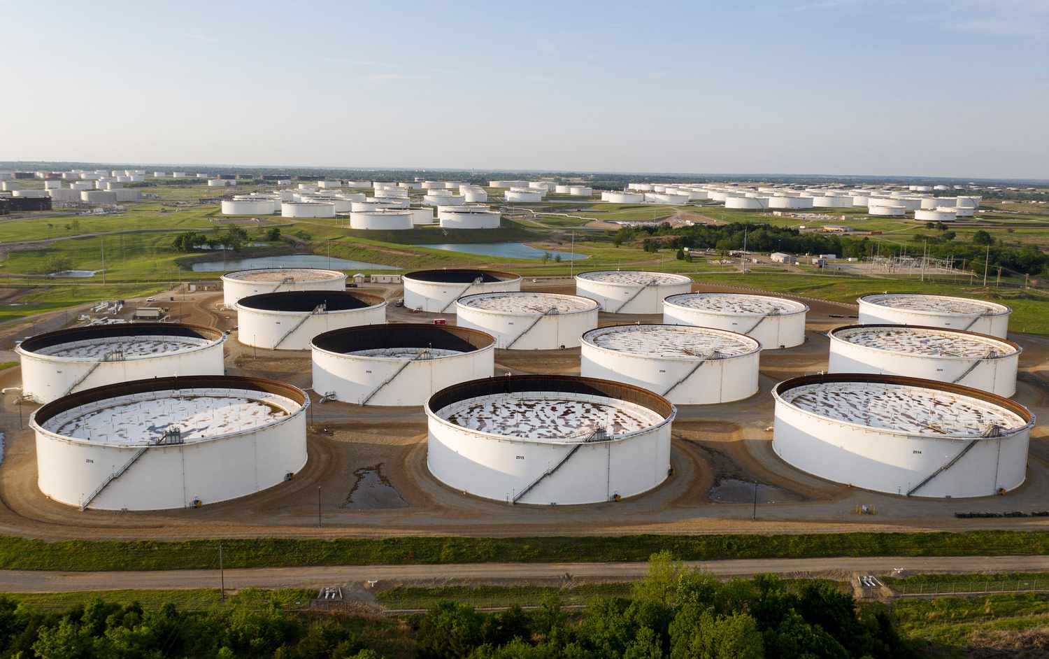 Oil storage facility in Cushing, OK