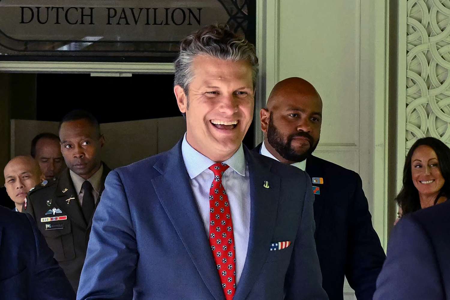 Defense Secretary Pete Hegseth in Singapore on May 30. 