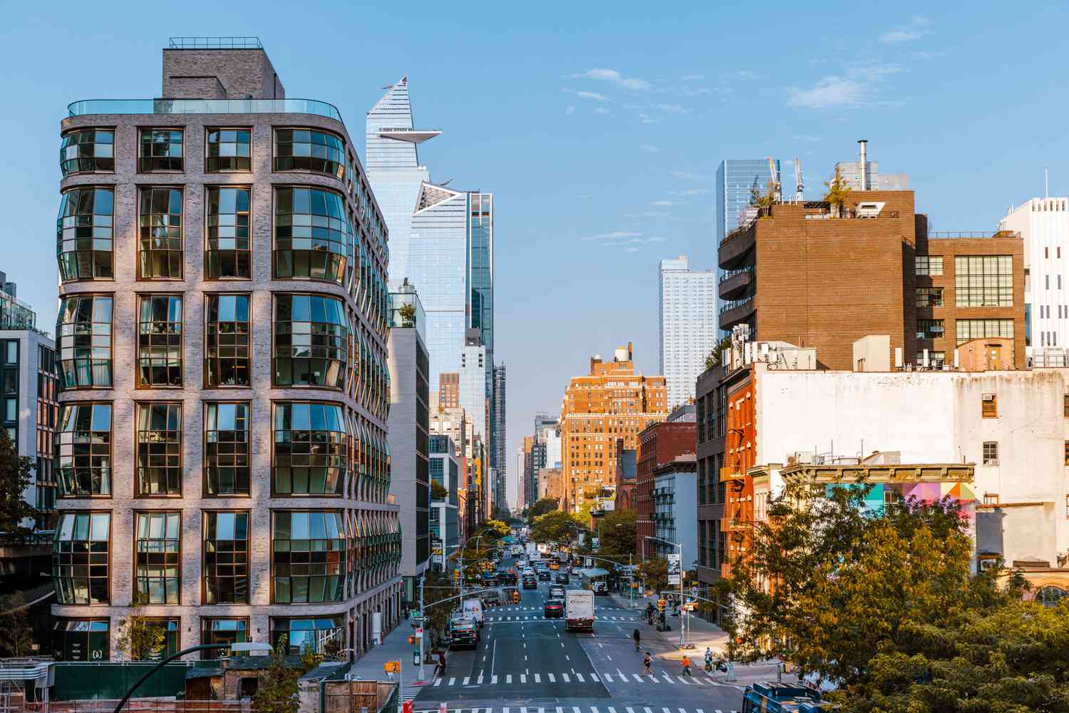 Apartment buildings in NYC