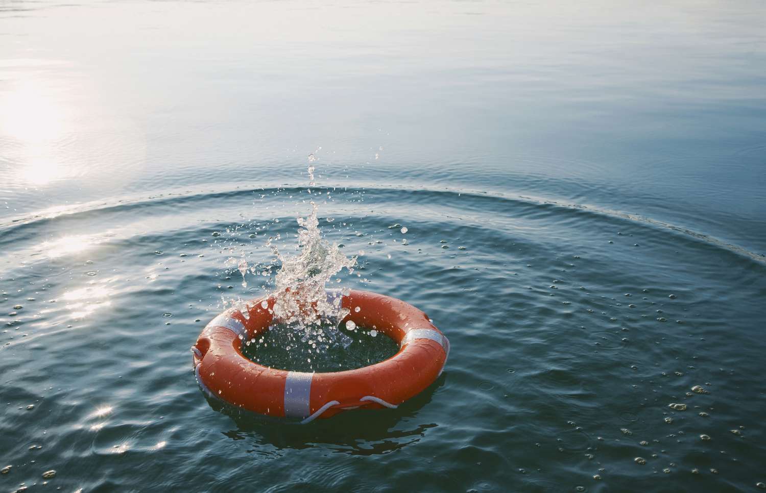 A floating life preserver