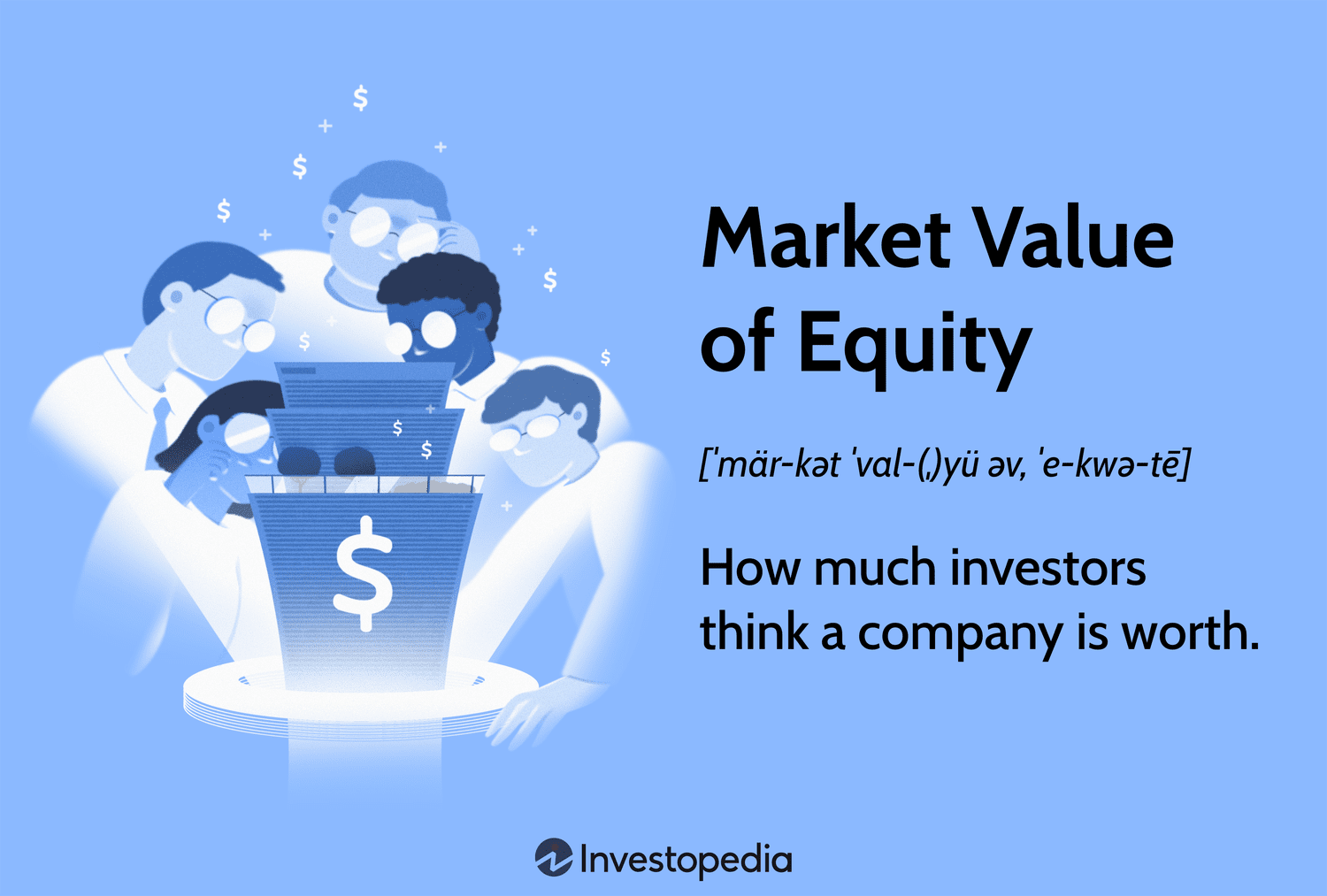 Market Value of Equity: How much investors think a company is worth.