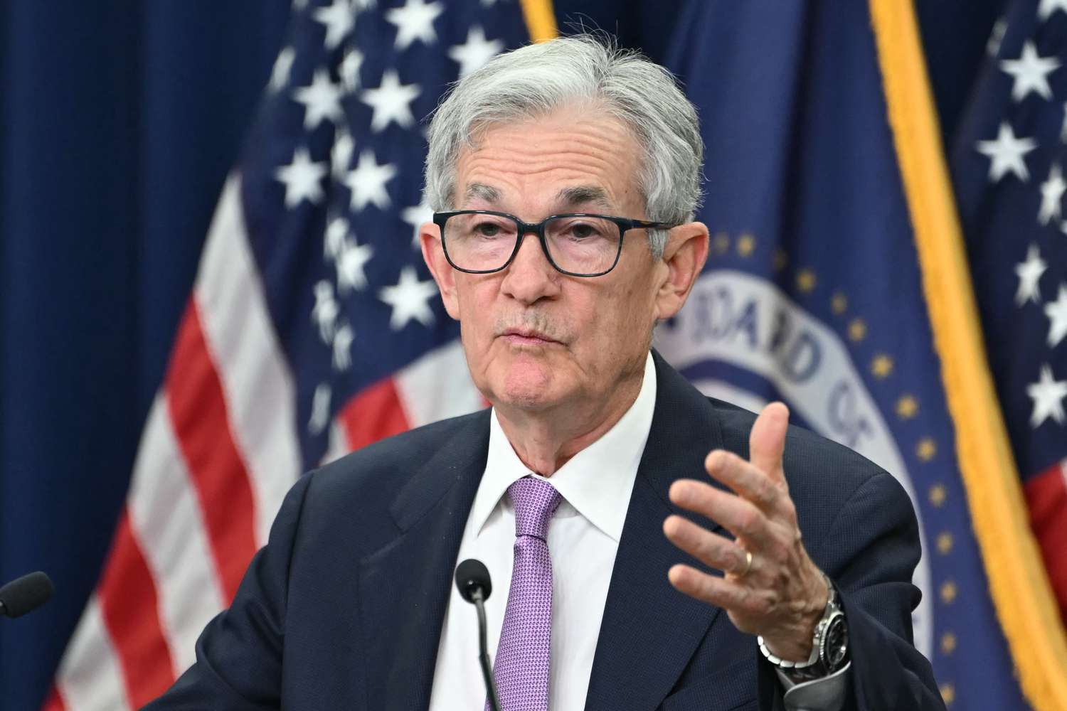 Federal Reserve Chair Jerome Powell speaks during a news conference following the November 6-7, 2024, Federal Open Market Committee meeting at William McChesney Martin Jr. Federal Reserve Board Building, in Washington, DC, November 7, 2024. 